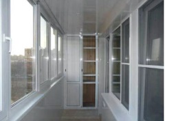 Остекление балкона с применением пвх профиля